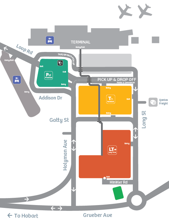 Airport Pickup Option – Affinity Hire Hobart